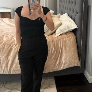 Zara Highwaisted Black Pants